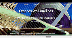 Desktop Screenshot of ombres-et-lumieres.eu